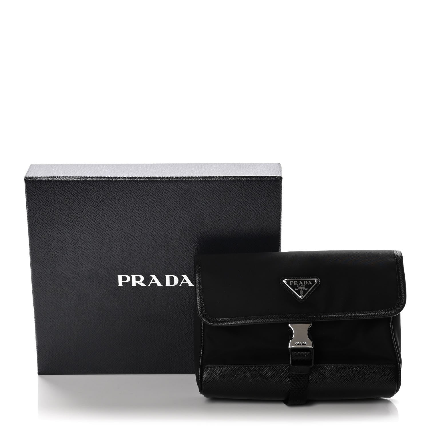 Prada Re-Nylon Saffiano Smartphone Case Crossbody Black 12 of 12