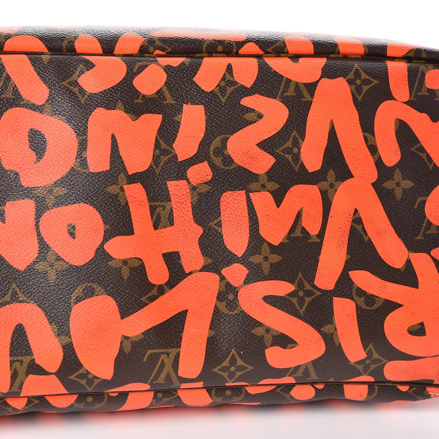 Monogram Graffiti Neverfull GM Orange