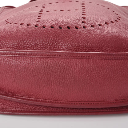 Hermes Taurillon Clemence Evelyne III PM Rubis 12 of 15
