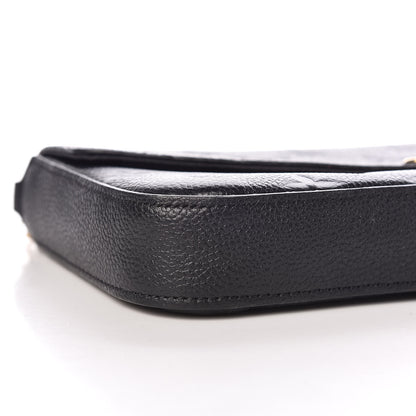 Louis Vuitton Empreinte Pochette Felicie Chain Wallet Black 8 of 9