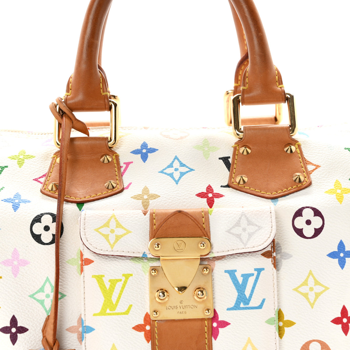 Monogram Multicolor Speedy 30 White
