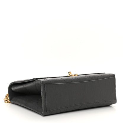 Chanel Caviar Quilted Bracelet On Chain Flap Dark Grey 4 of 10