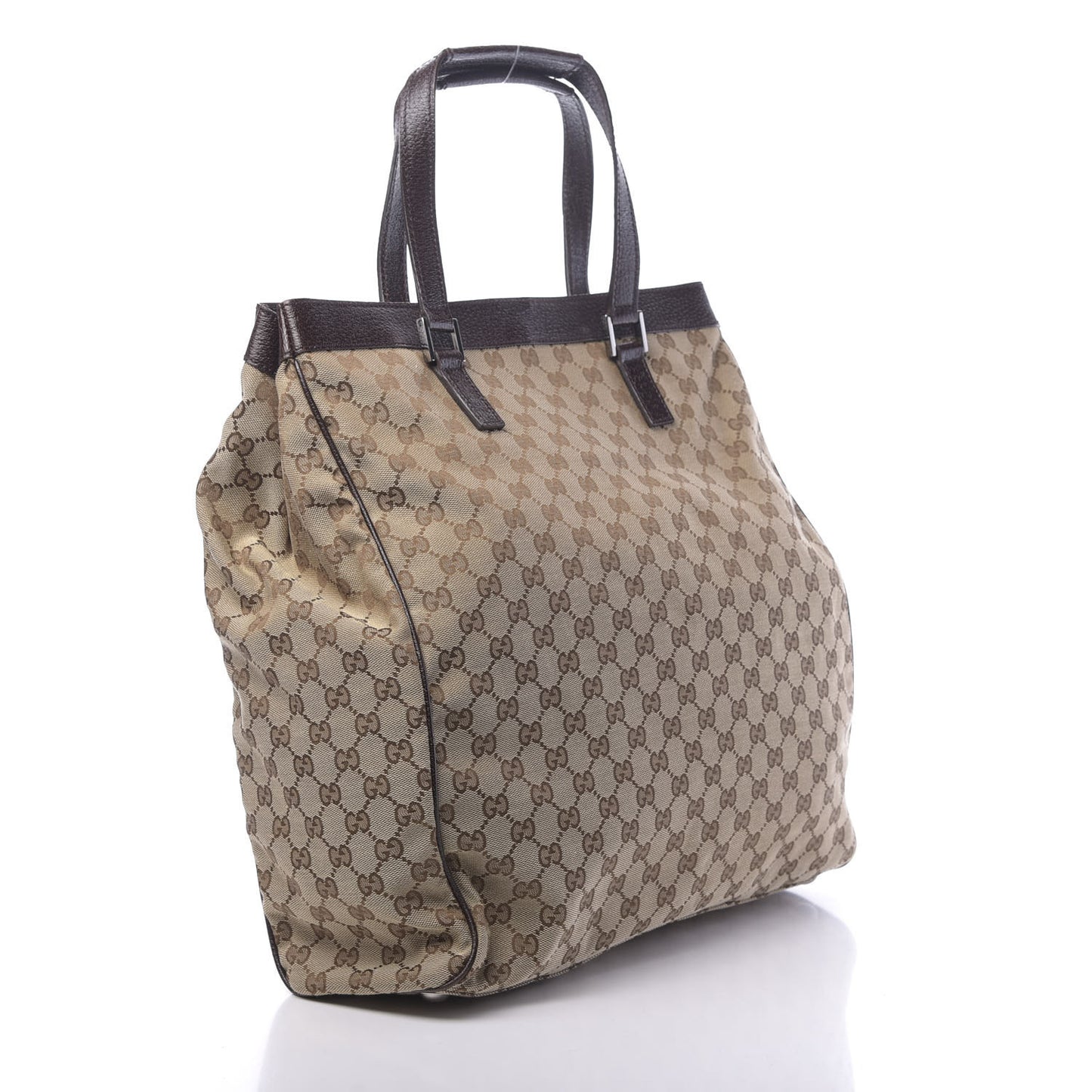 Monogram Large Tote Dark Brown