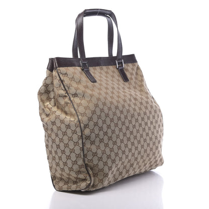 Gucci Monogram Large Tote Dark Brown 3 of 10