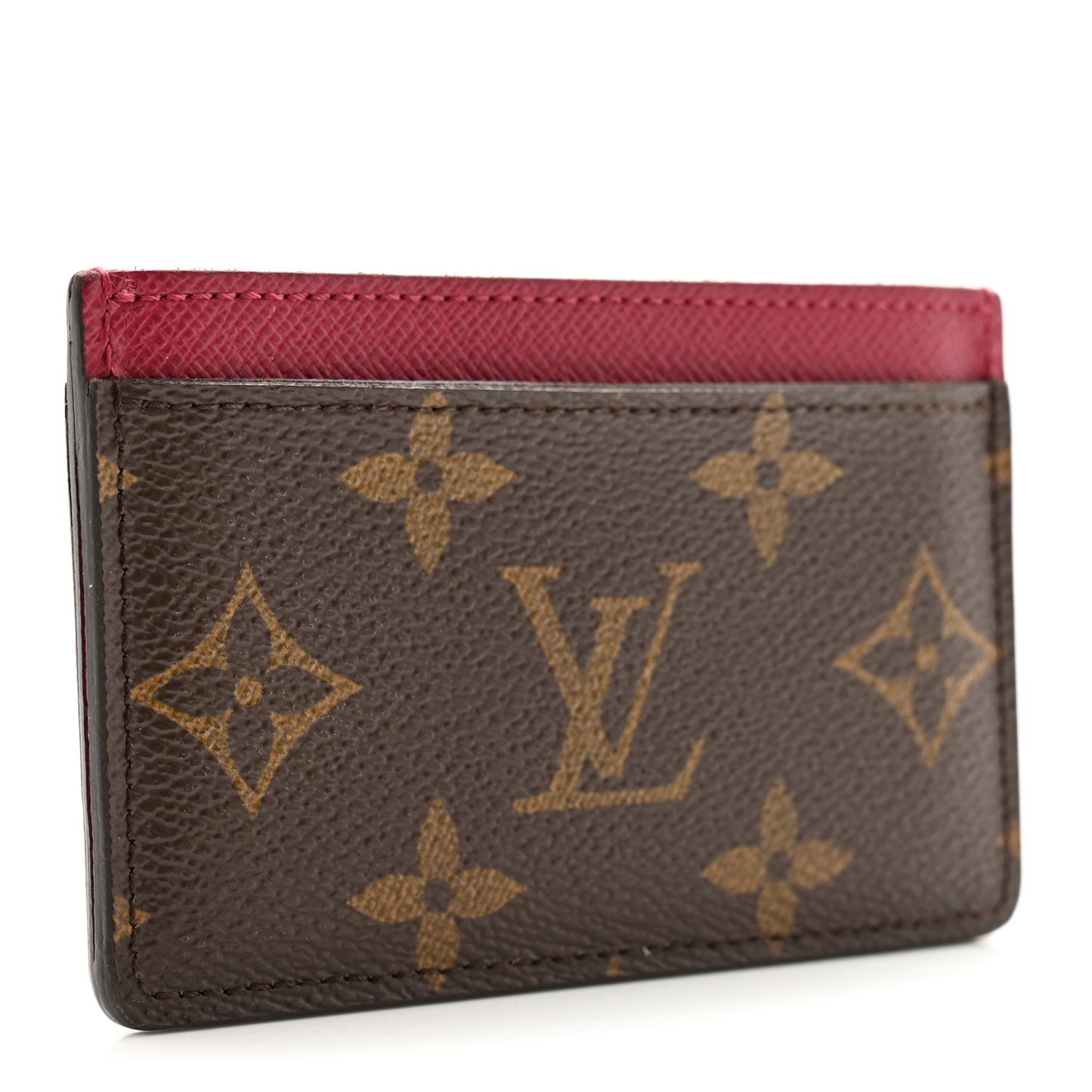 Monogram Card Holder Fuchsia
