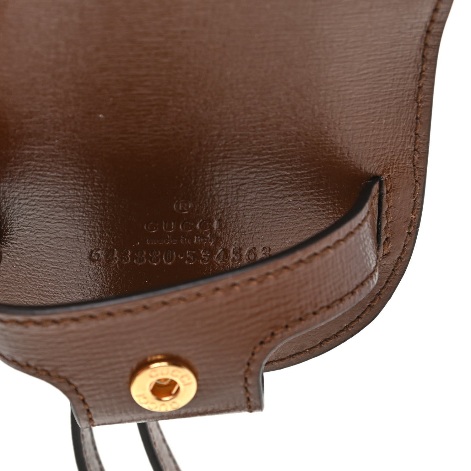 Gucci GG Supreme Monogram Horsebit 1955 AirPods Case 6 of 7