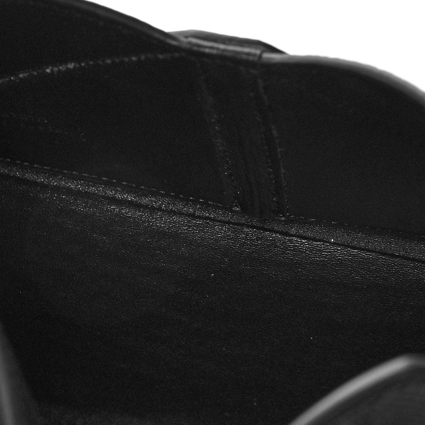 Calfskin Lizard Embossed Paloma Monogram Clutch Black
