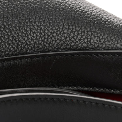Christian Louboutin Grained Calfskin Carasky Shoulder Bag Black 10 of 10