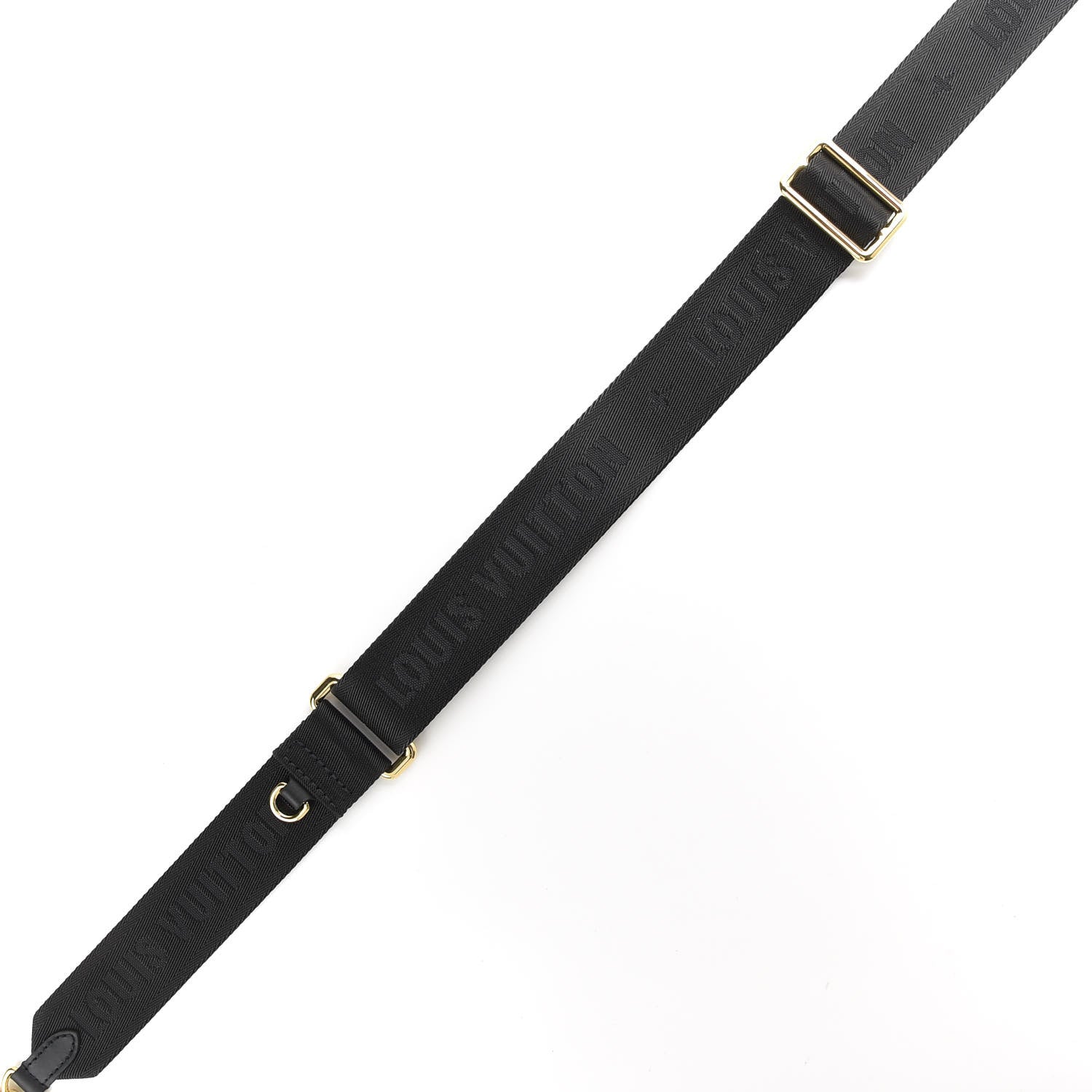 Louis Vuitton Nylon Petite Malle Souple Shoulder Strap Black 3 of 6