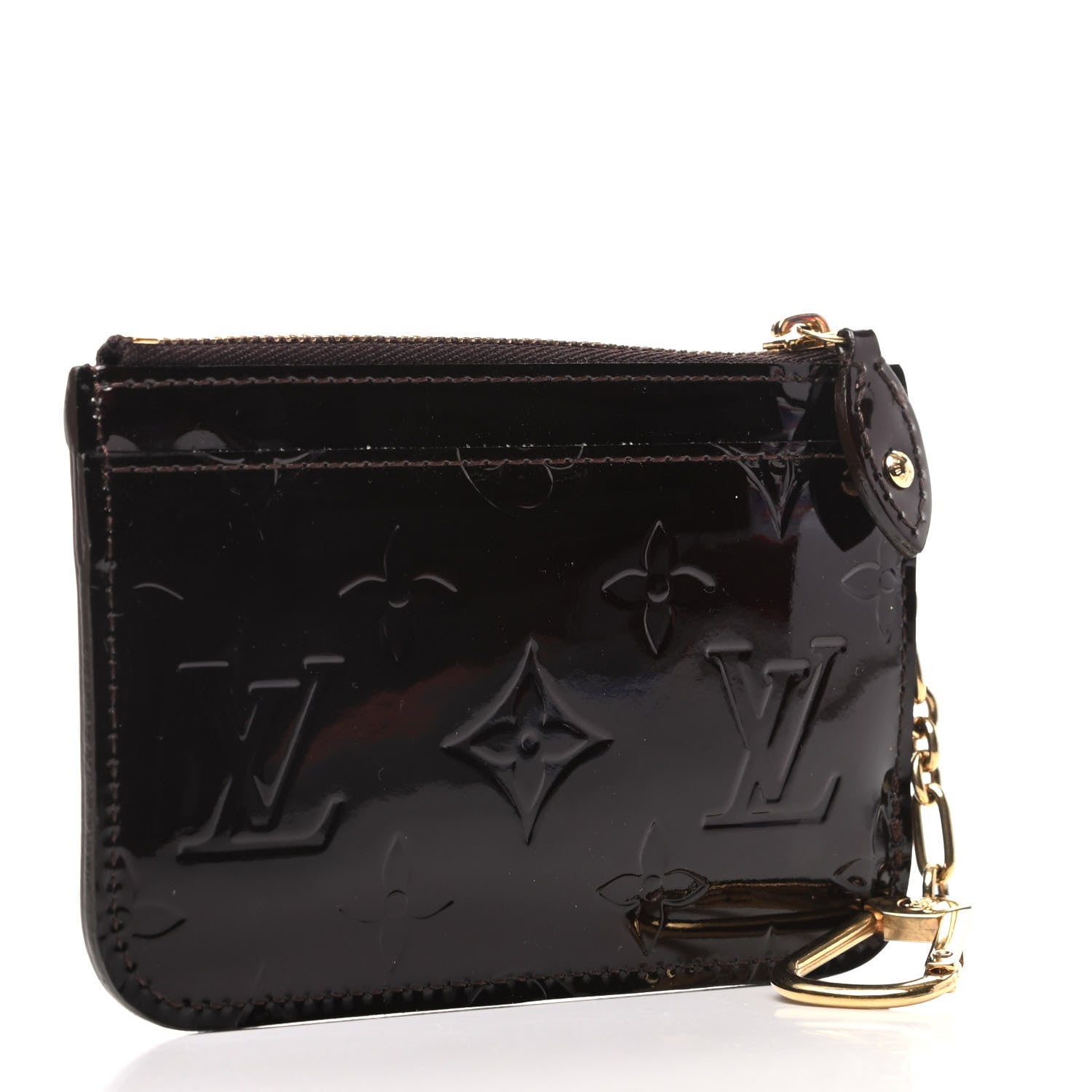Louis Vuitton Vernis Key Pouch Amarante 3 of 6