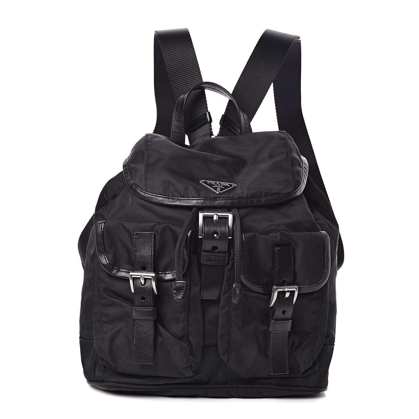 Tessuto Nylon Vela Small Backpack Black