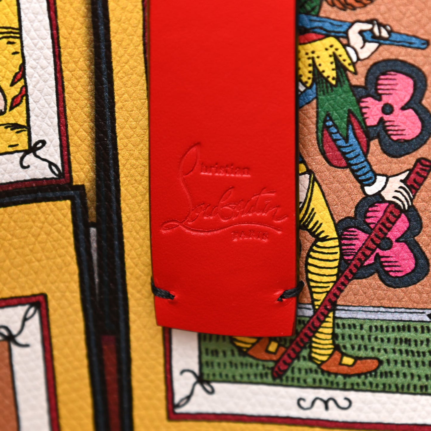 Patent Calfskin Small Tarot Cabata Tote Multicolor