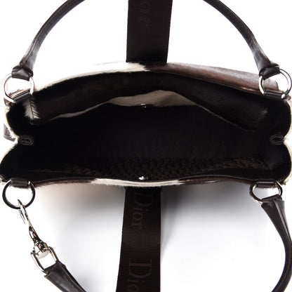 Christian Dior Pony Hair Street Chic Hobo Brown 5 of 10