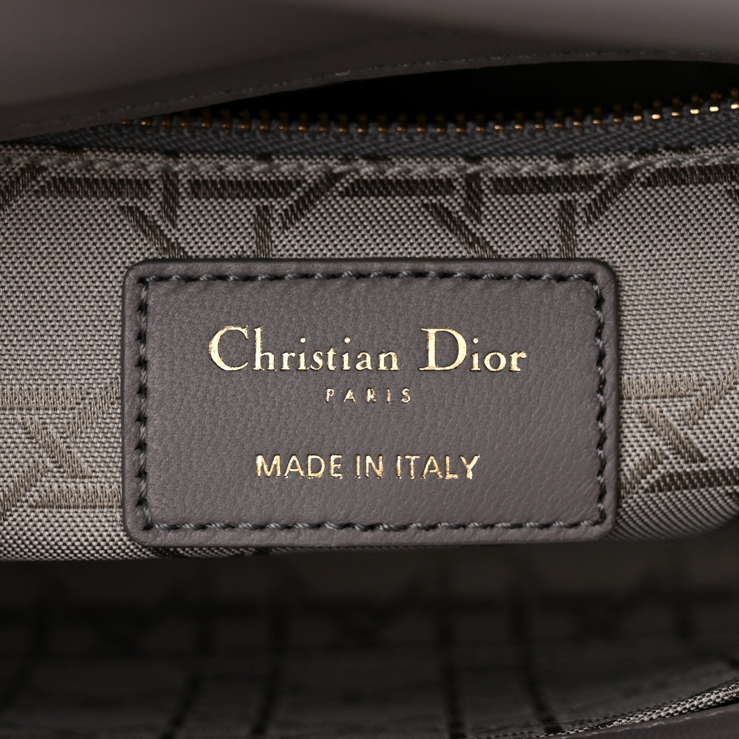 Christian Dior Lambskin Cannage Small My ABCDior Lady Dior Grey 6 of 10