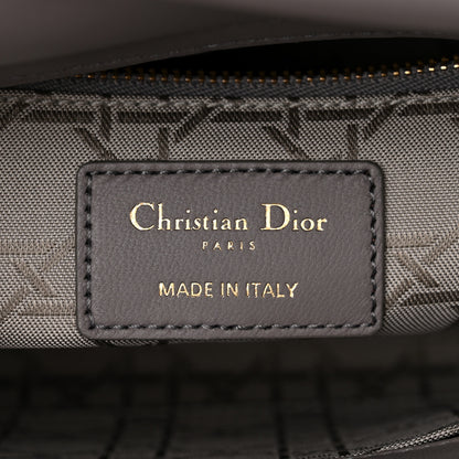Christian Dior Lambskin Cannage Small My ABCDior Lady Dior Grey 6 of 10