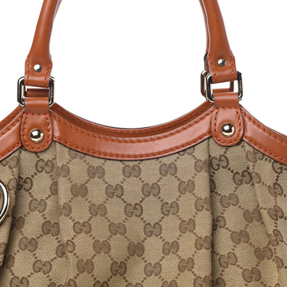 Gucci Monogram Medium Sukey Tote Orange 15 of 16