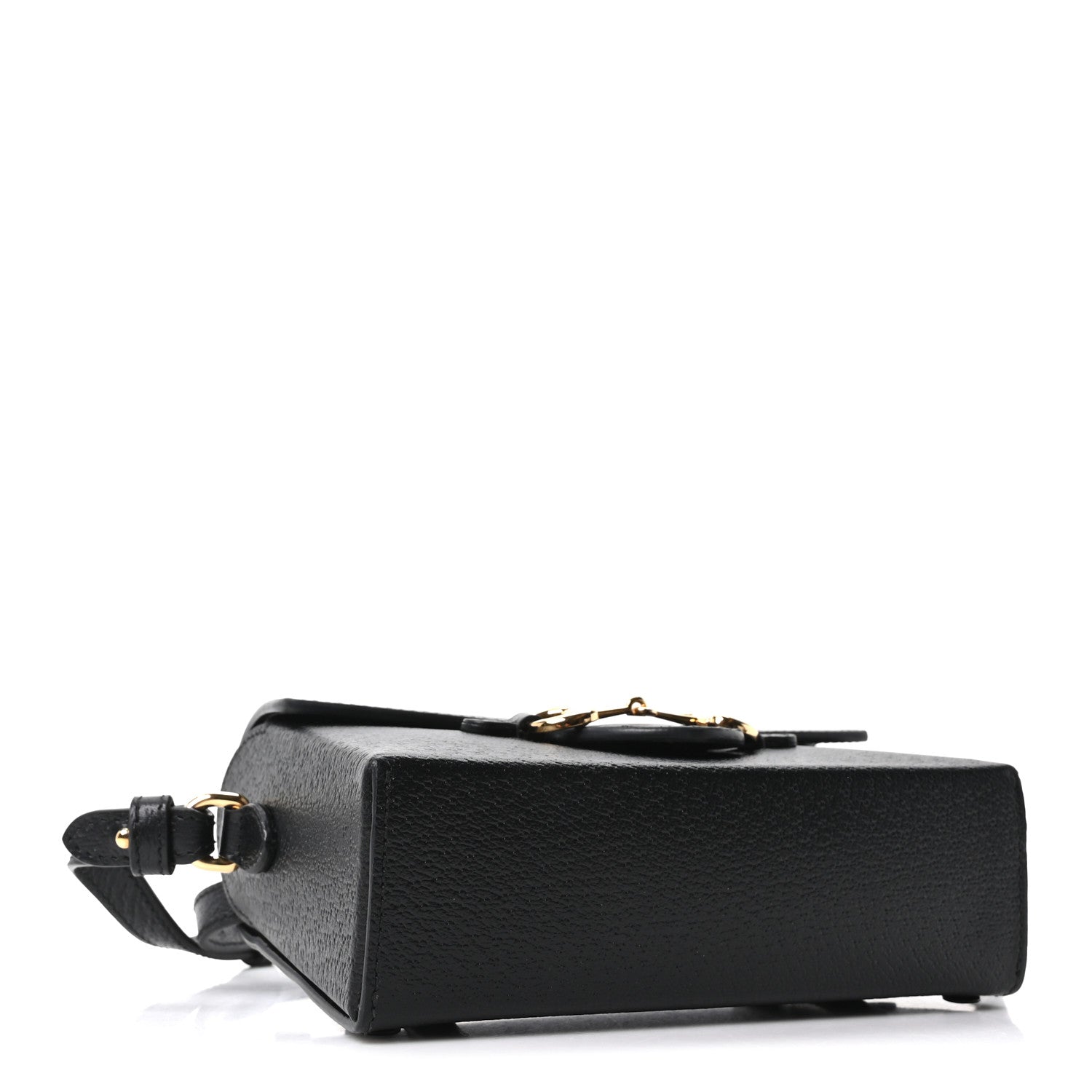 Gucci Calfskin Horsebit 1955 Shoulder Bag Black 4 of 10