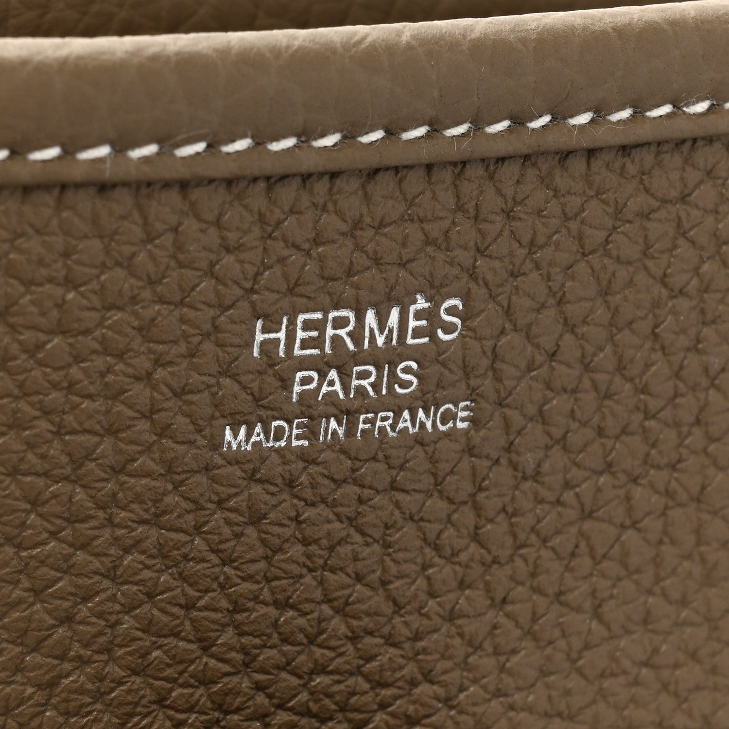 Hermes Taurillon Clemence Evelyne III PM Etoupe 6 of 9