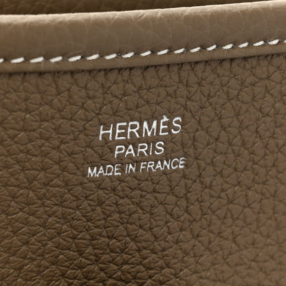 Hermes Taurillon Clemence Evelyne III PM Etoupe 6 of 9