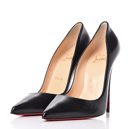 Christian Louboutin Kid Pigalle Follies 120 Pumps 35.5 Black 3 of 8