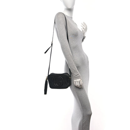 Gucci Pebbled Calfskin Small Soho Disco Bag Black 2 of 12