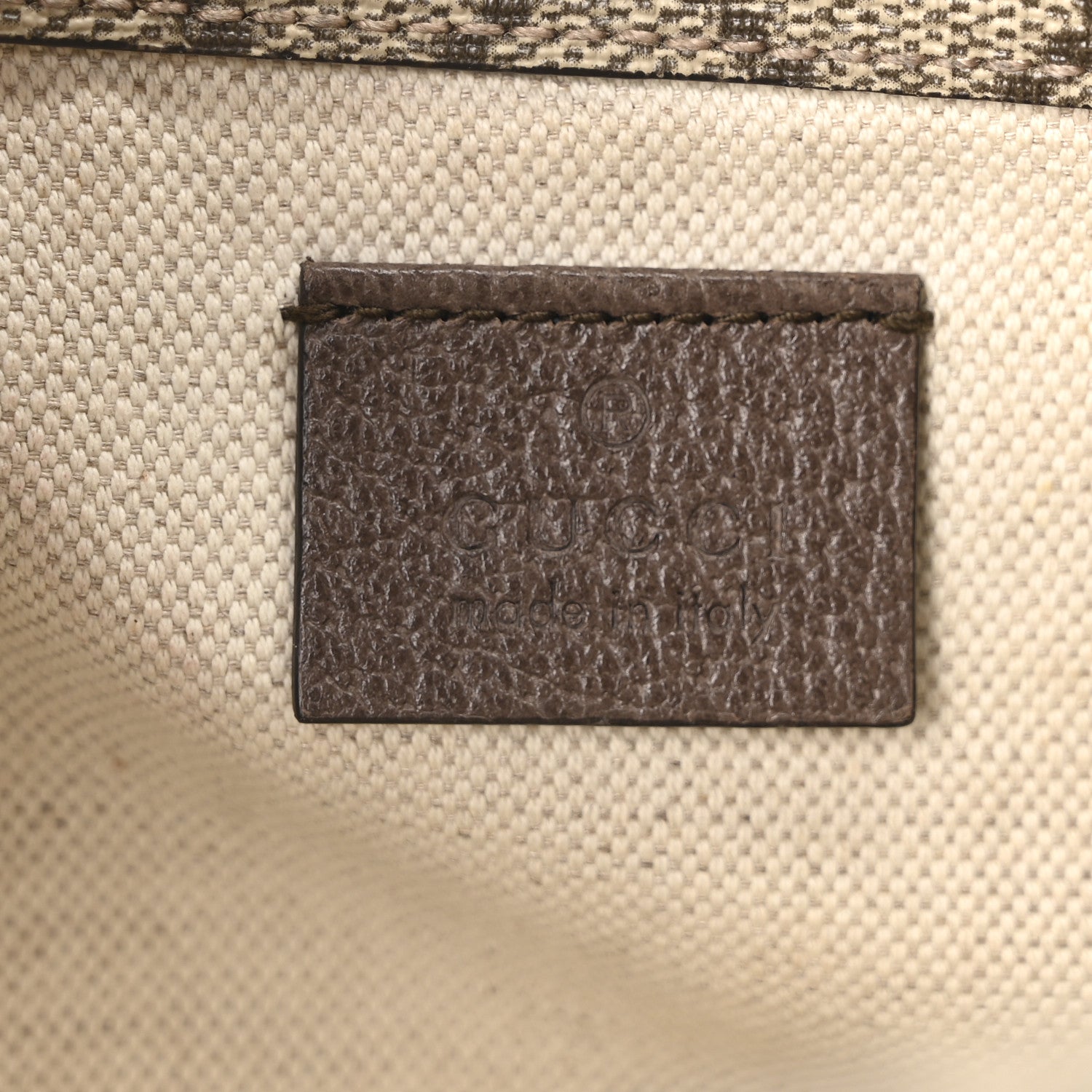 Gucci GG Supreme Monogram Web Small Neo Vintage Double Flap Messenger Bag Beige New Acero 6 of 10