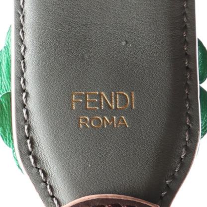 Fendi Vitello Dolce Flowerland Studded Strap You Moresco Malachite 3 of 5