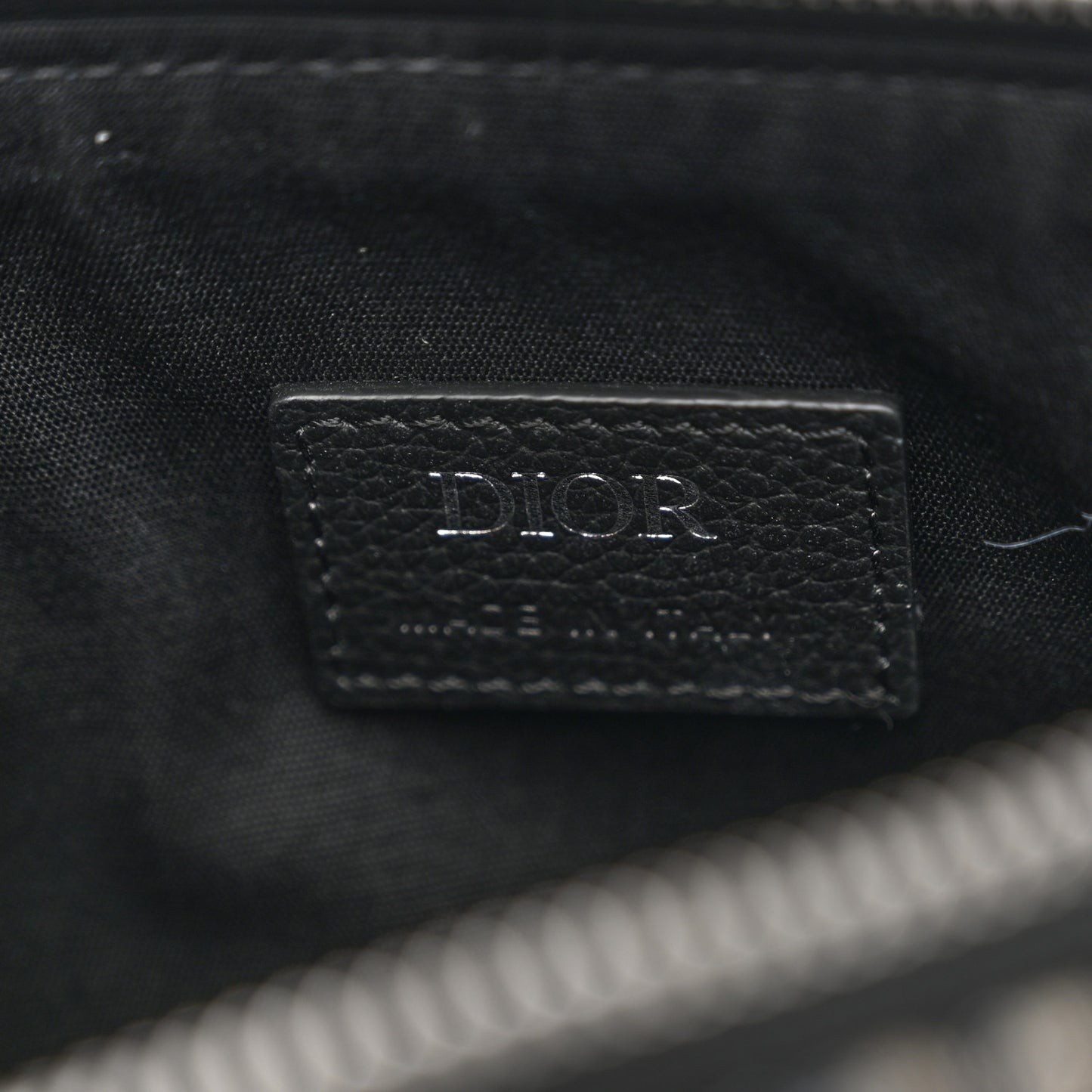 Oblique Mesh Dior 8 Bag With Strap Black