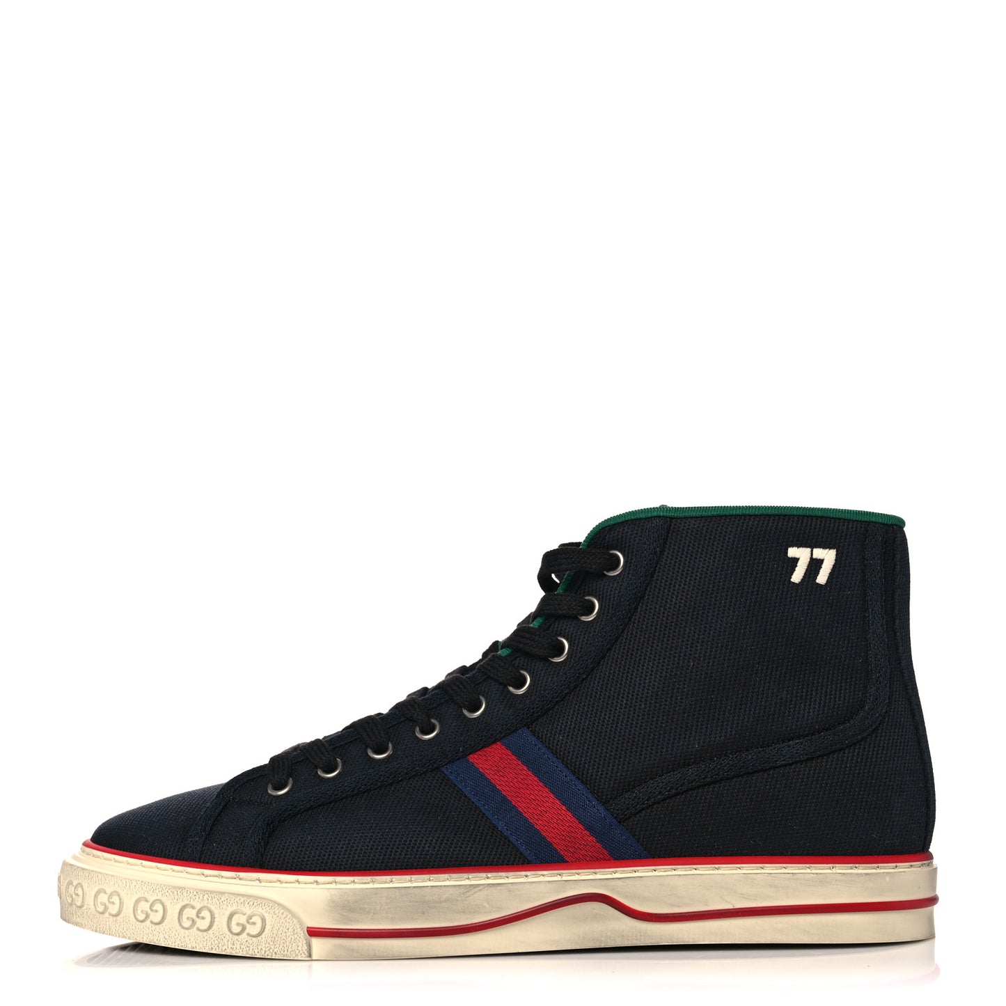 Canvas Web Mens 1977 Tennis High Top Sneakers 10 Black