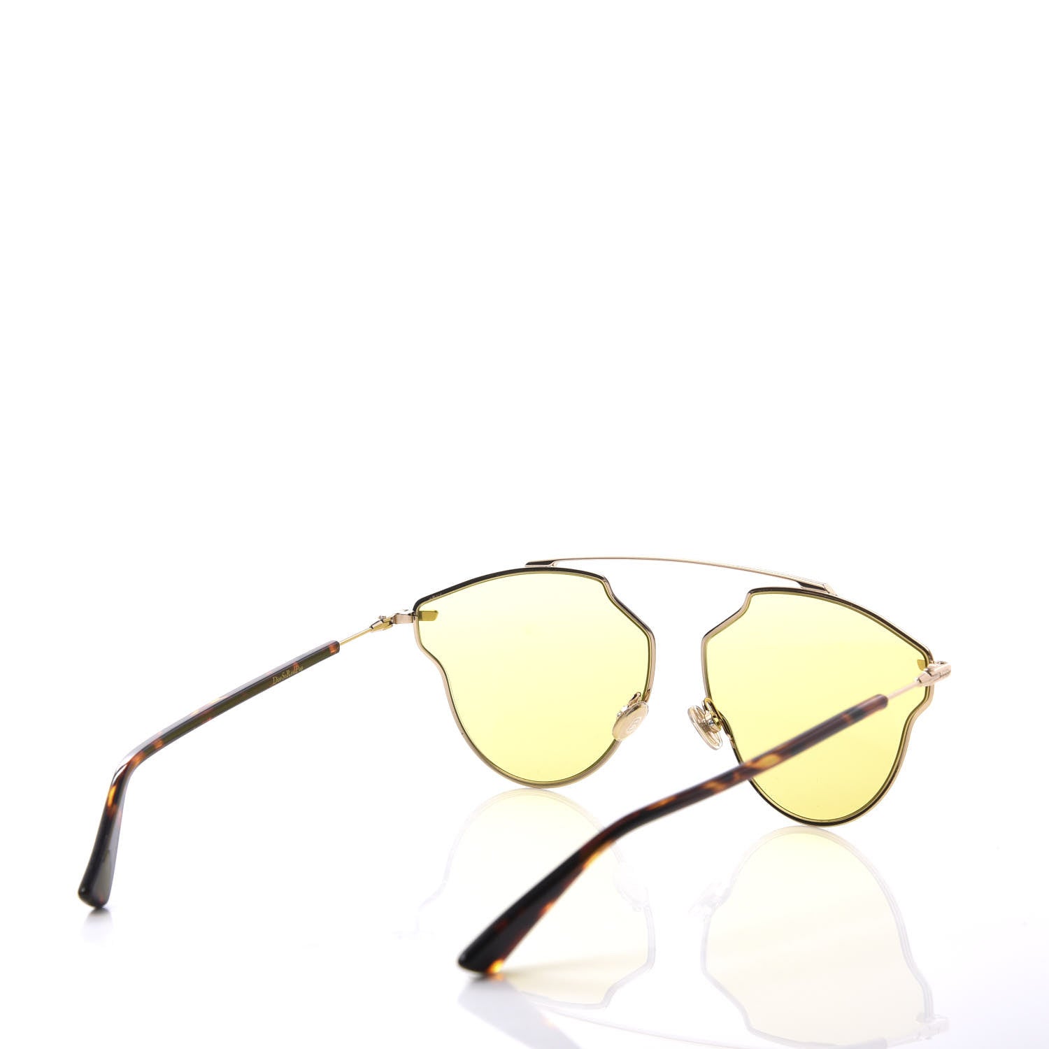 Christian Dior So Real Pop Sunglasses Yellow 4 of 9