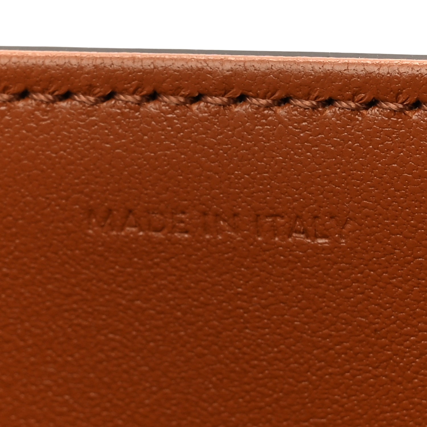 Celine Triomphe Canvas Calfskin Medium Triomphe Bag Tan 8 of 13