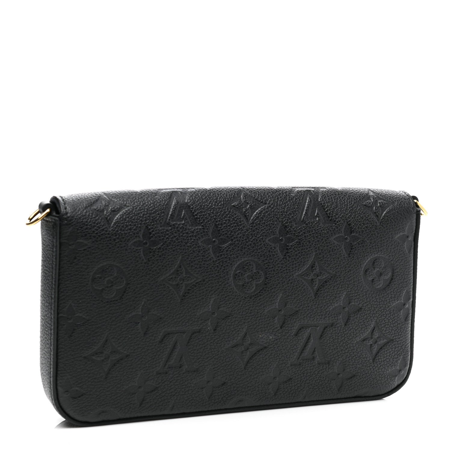 Louis Vuitton Empreinte Pochette Felicie Chain Wallet Black 3 of 8