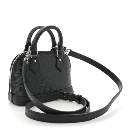 Louis Vuitton Epi Alma Nano Black 3 of 9