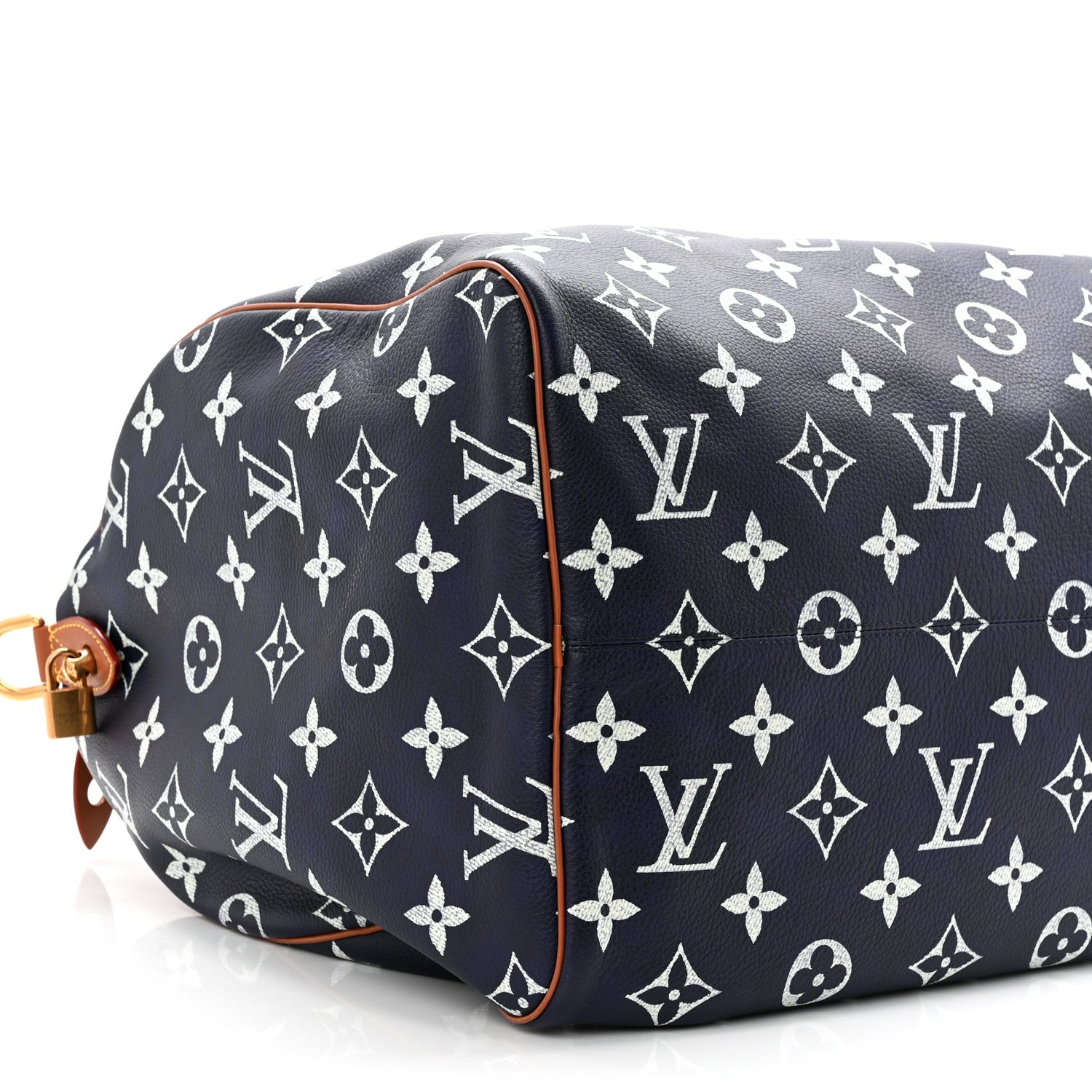 Louis Vuitton Calfskin Monogram Speedy P9 Bandouliere 50 Indigo 15 of 18