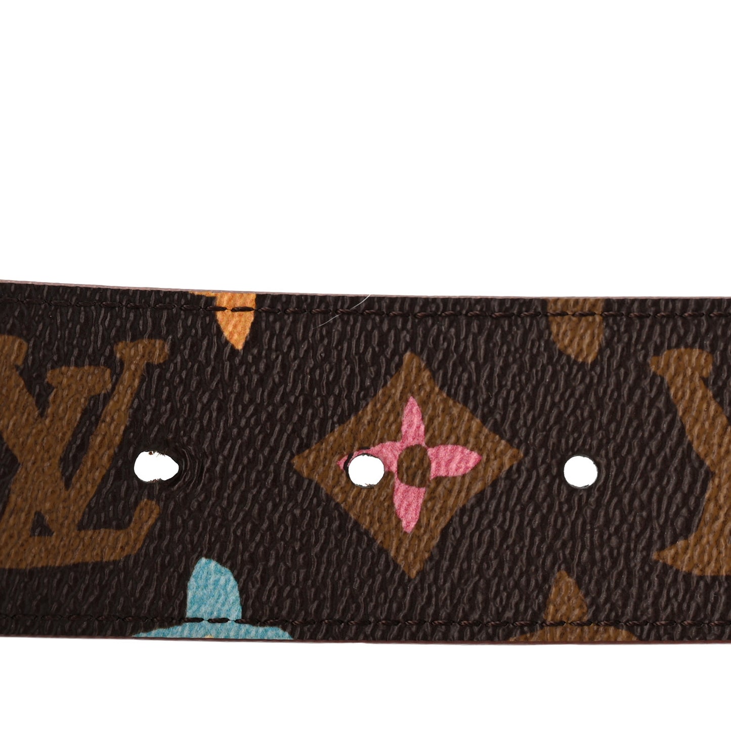 Monogram Craggy 40mm LV Tag Reversible Belt 100 40 Chocolate