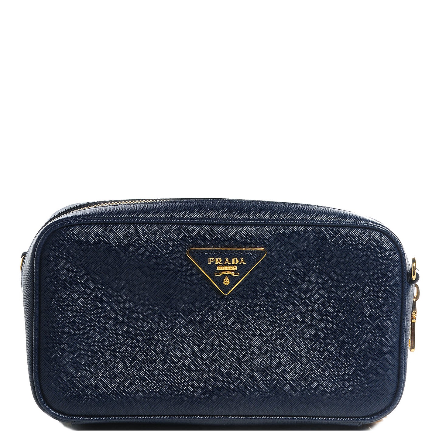 Saffiano Mini Camera Crossbody Bleuette
