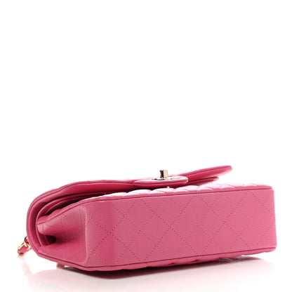 Chanel Caviar Quilted Small Double Flap Pink 3 of 10