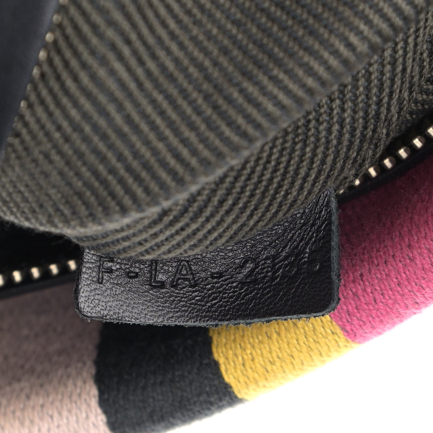 Canvas Striped Medium Phantom Luggage Multicolor