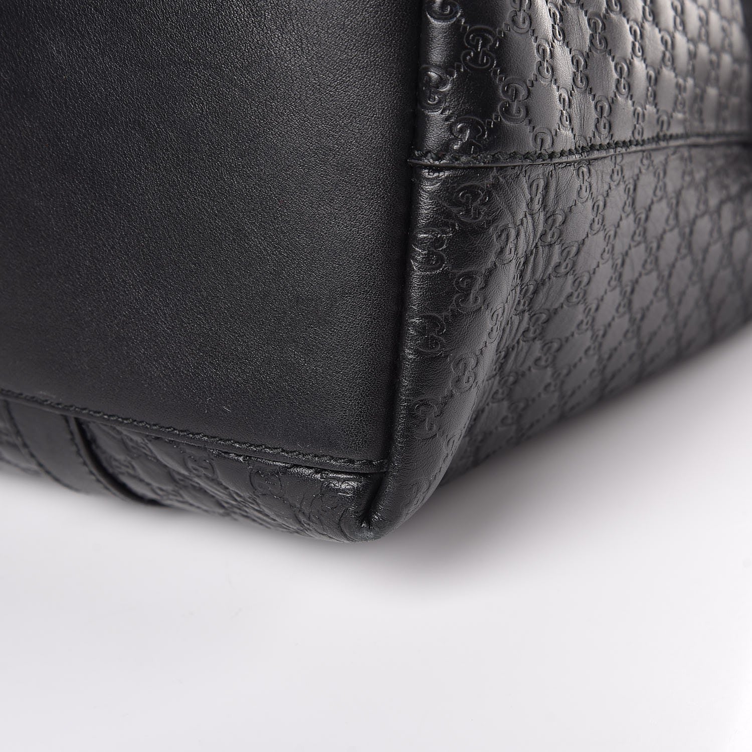 Gucci Soft Microguccissima Medium Zippered Satchel Black 12 of 12