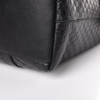 Gucci Soft Microguccissima Medium Zippered Satchel Black 12 of 12