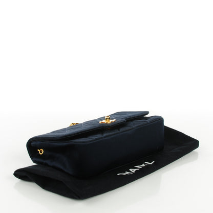 Chanel Satin Quilted Small Flap Navy 4 of 9