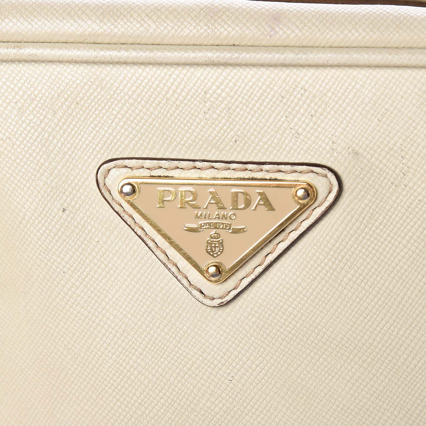 Saffiano Lux Tote Bowler Talco