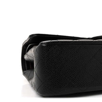 Chanel Caviar Quilted Medium Double Flap Black 9 of 10