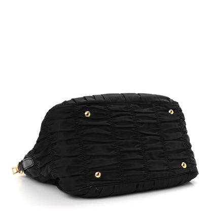 Prada Tessuto Nylon Gaufre Tote Black 3 of 8