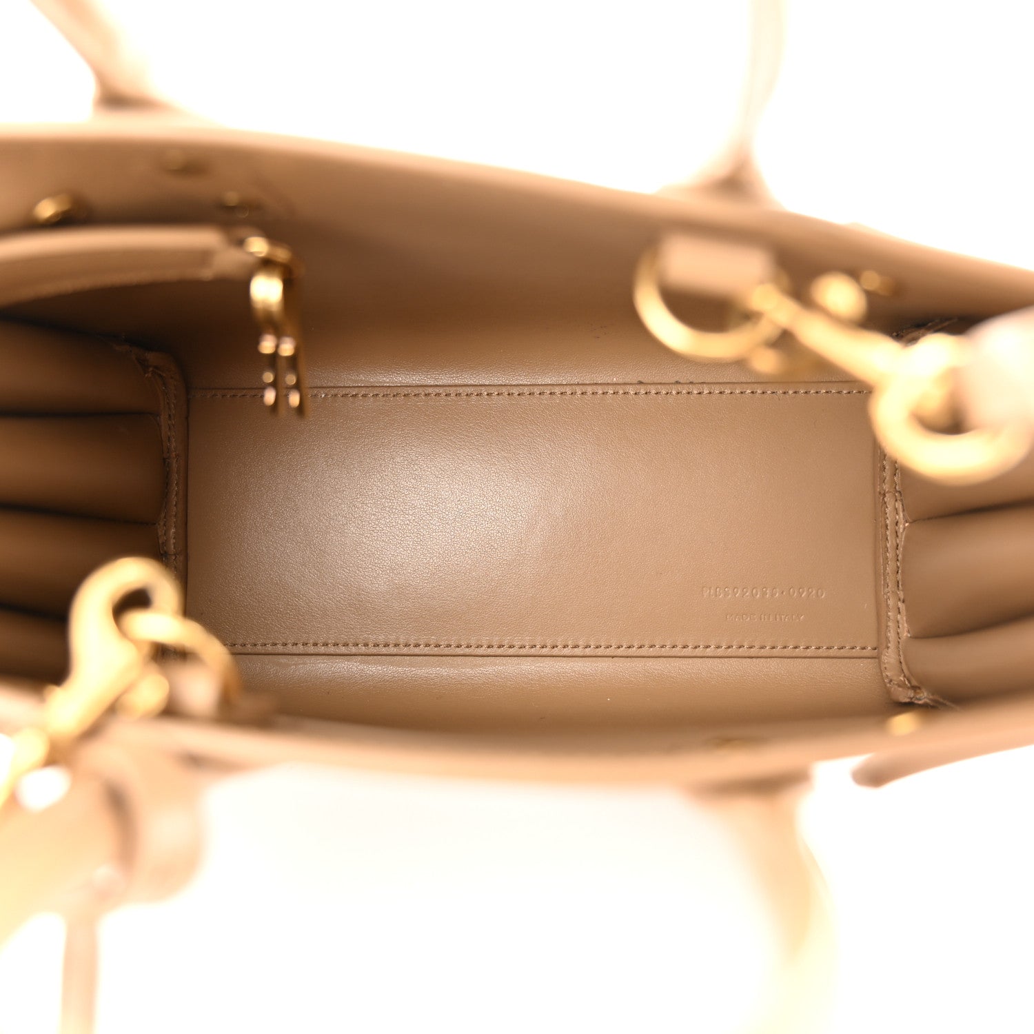 Saint Laurent Calfskin Nano Sac De Jour Dark Beige 5 of 12