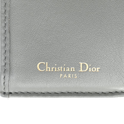 Christian Dior Oblique Saddle Lotus Wallet Grey 6 of 9