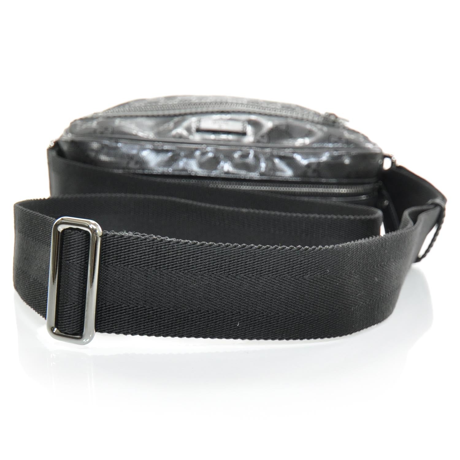 Gucci Imprime Monogram Medium Messenger Bag Black 5 of 9