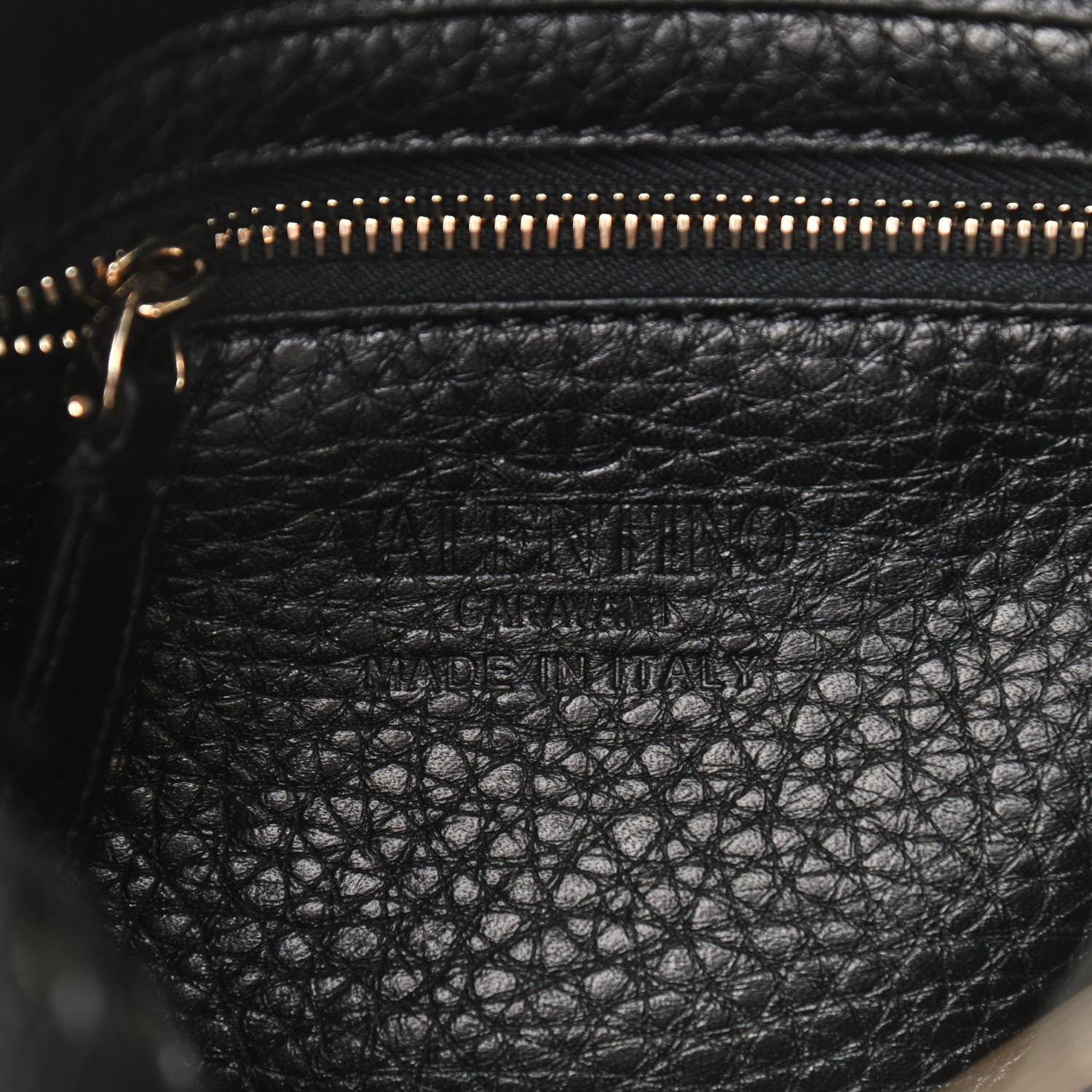Valentino Garavani Pebbled Calfskin Mini Rockstud Flip-Lock Messenger Bag Black 6 of 8