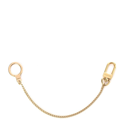 Louis Vuitton Metal Pochette Extender Key Ring Chain Gold 1 of 4