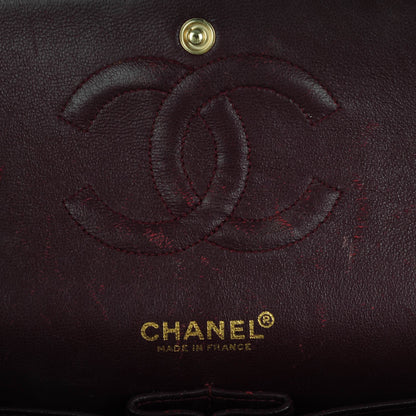 Chanel Lambskin Quilted Medium Double Flap Navy 6 of 7